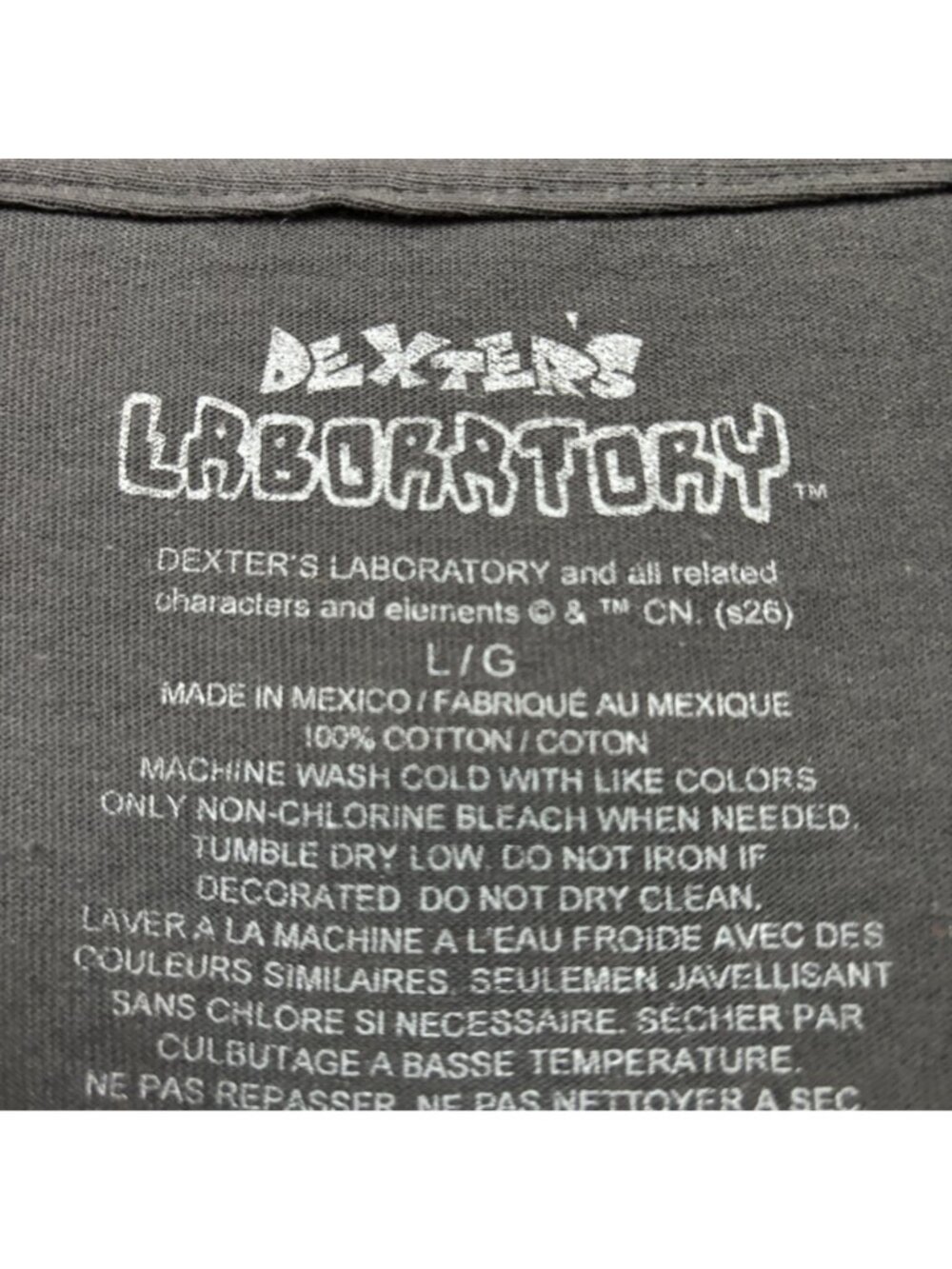 Dexter’s Laboratory Boy Genius Cartoon T-Shirt Size Large - Picture 4 of 4